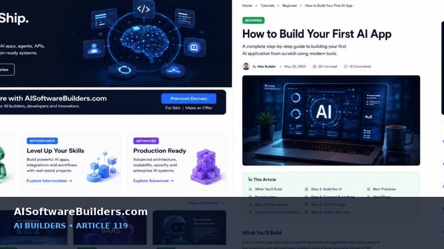 AI tutorial illustration