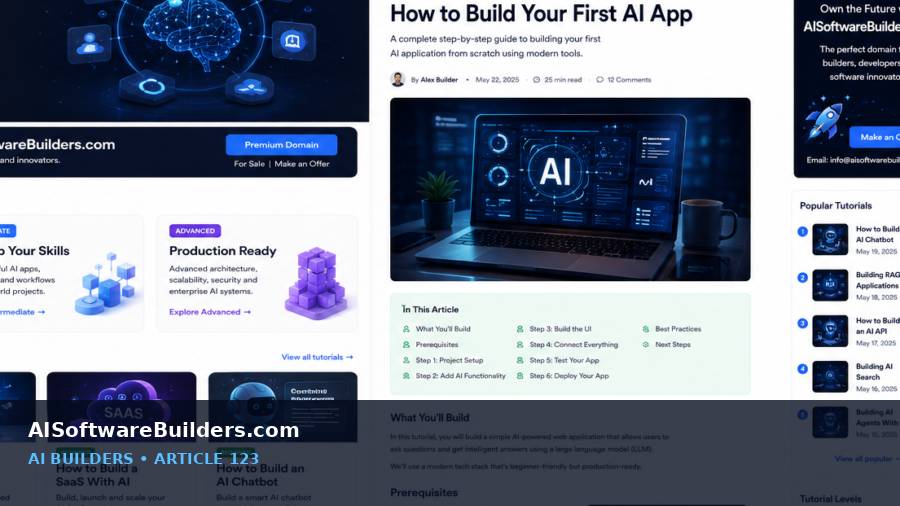 AI tutorial illustration
