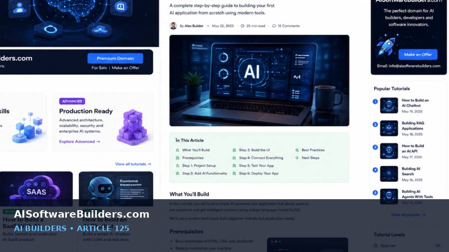 AI tutorial illustration