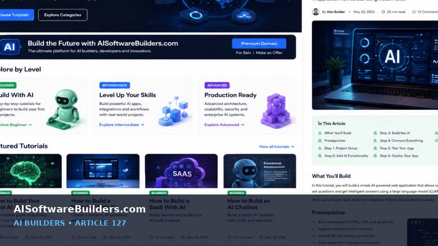 AI tutorial illustration