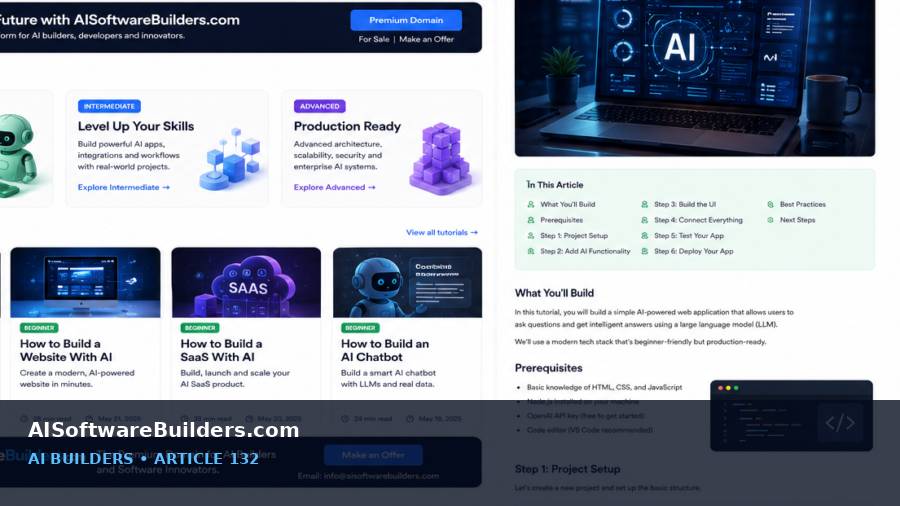 AI tutorial illustration