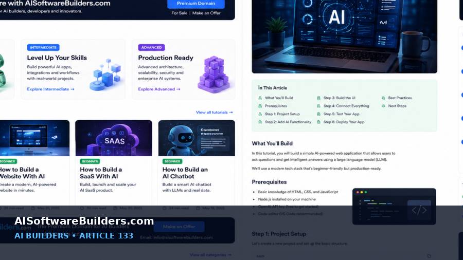 AI tutorial illustration