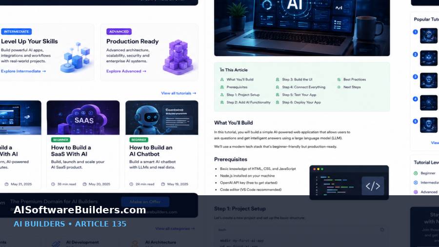 AI tutorial illustration
