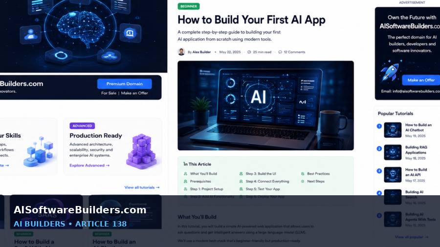 AI tutorial illustration