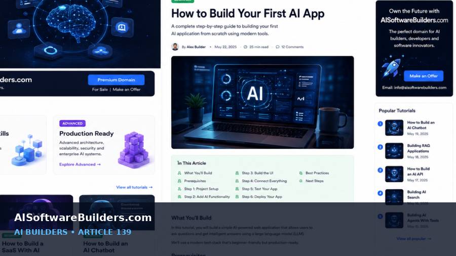 AI tutorial illustration
