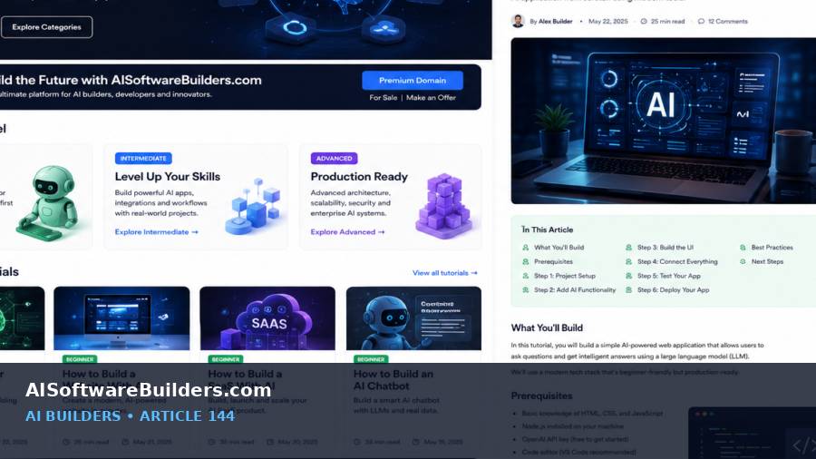 AI tutorial illustration