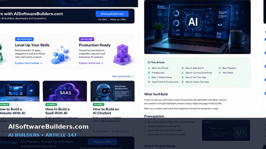 AI tutorial illustration