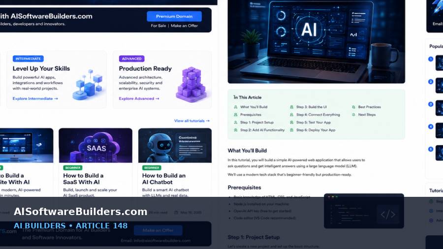 AI tutorial illustration