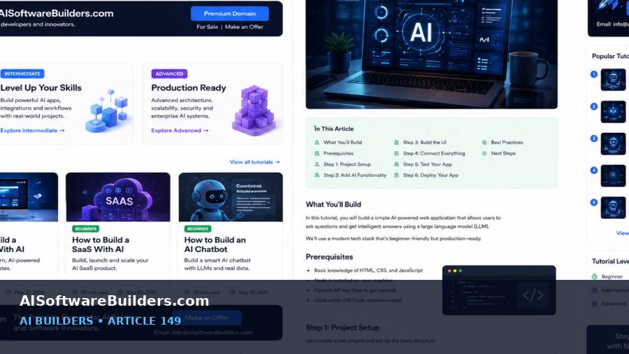 AI tutorial illustration