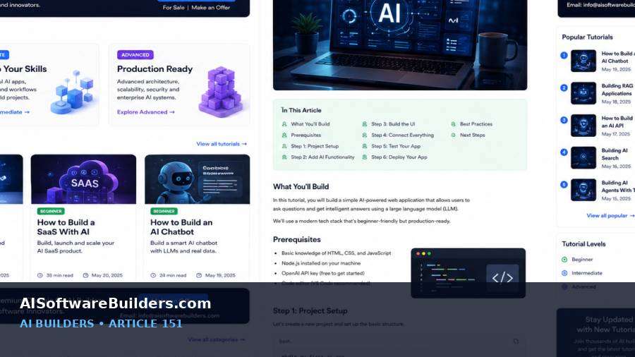 AI tutorial illustration