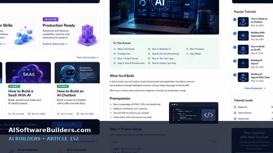 AI tutorial illustration