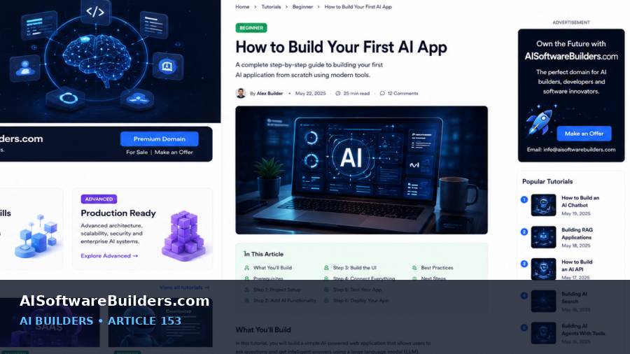 AI tutorial illustration