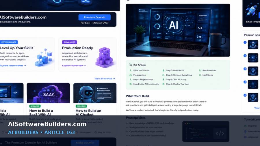 AI tutorial illustration