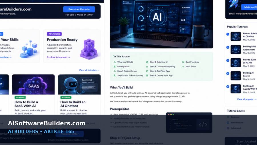 AI tutorial illustration