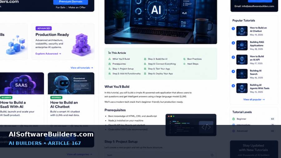 AI tutorial illustration