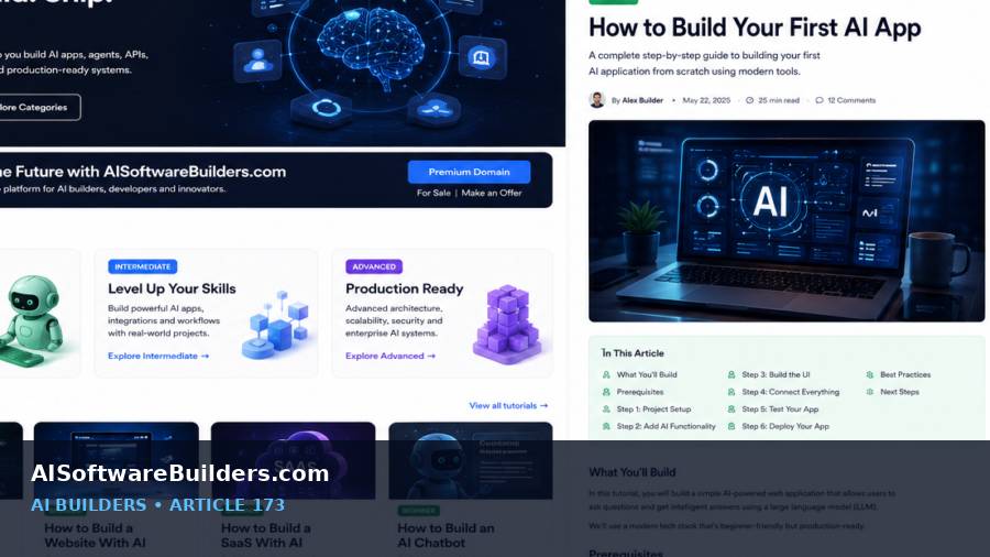 AI tutorial illustration