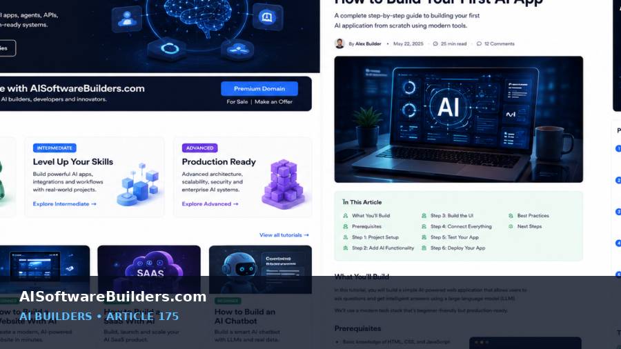 AI tutorial illustration