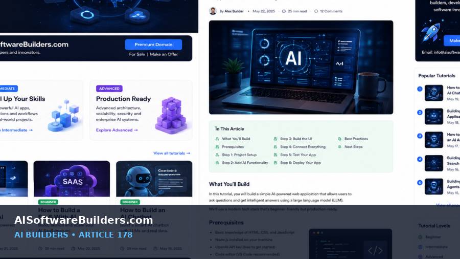 AI tutorial illustration