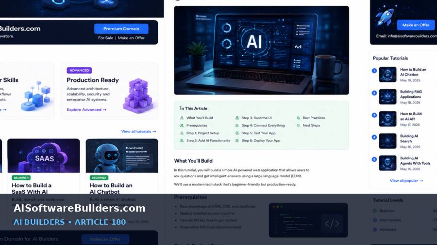 AI tutorial illustration