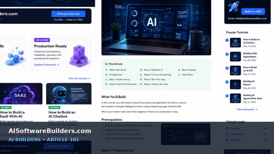 AI tutorial illustration