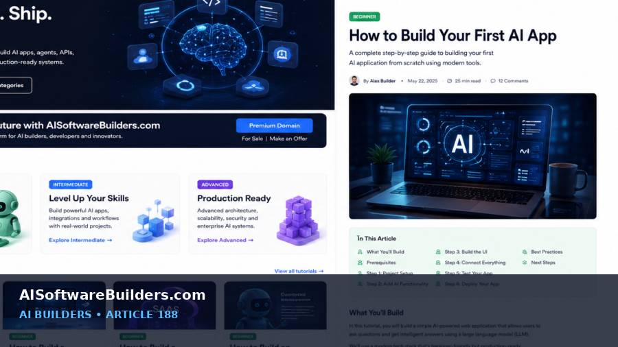 AI tutorial illustration