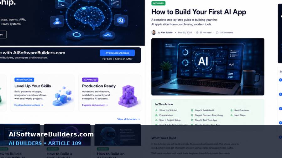 AI tutorial illustration