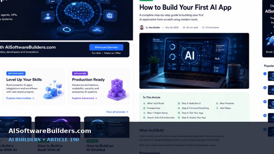 AI tutorial illustration