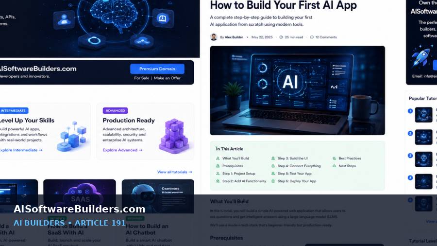 AI tutorial illustration
