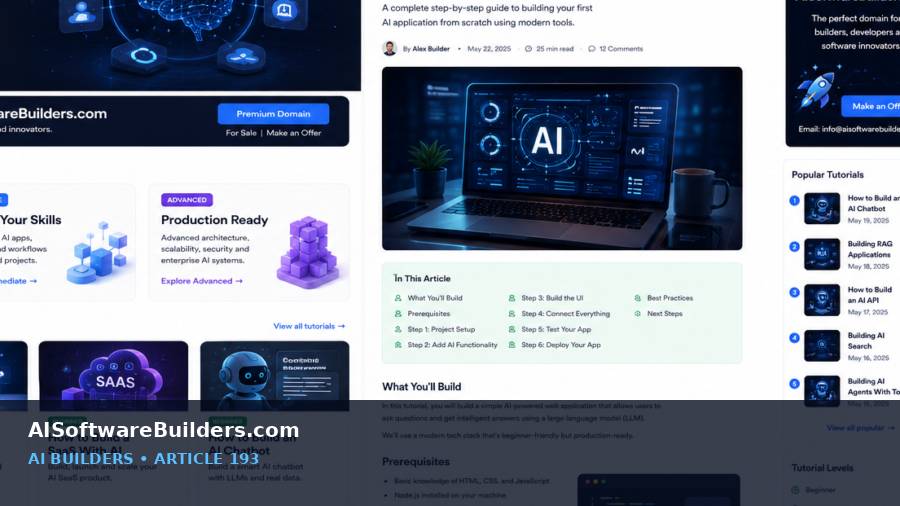 AI tutorial illustration