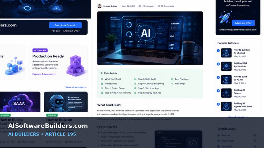 AI tutorial illustration