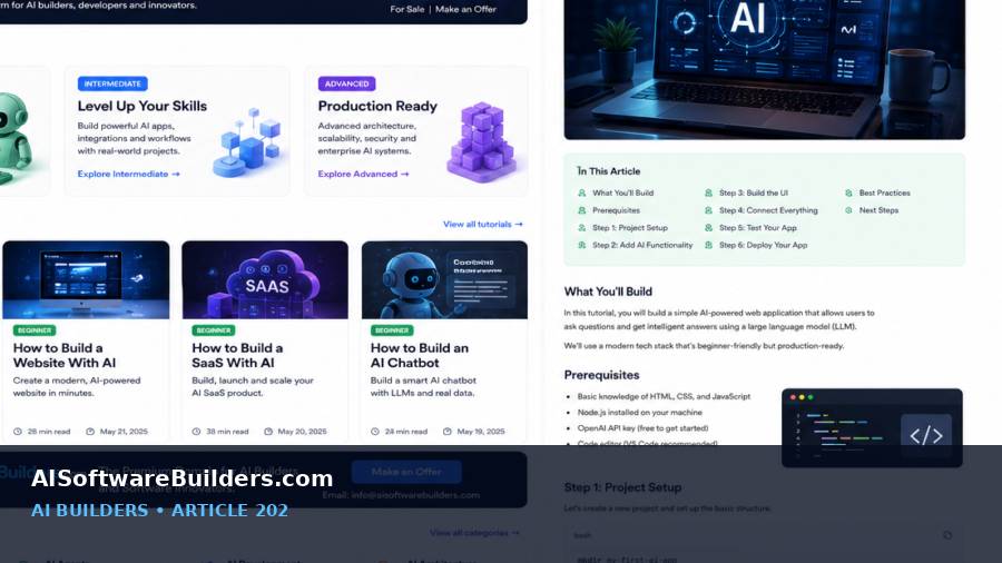 AI tutorial illustration