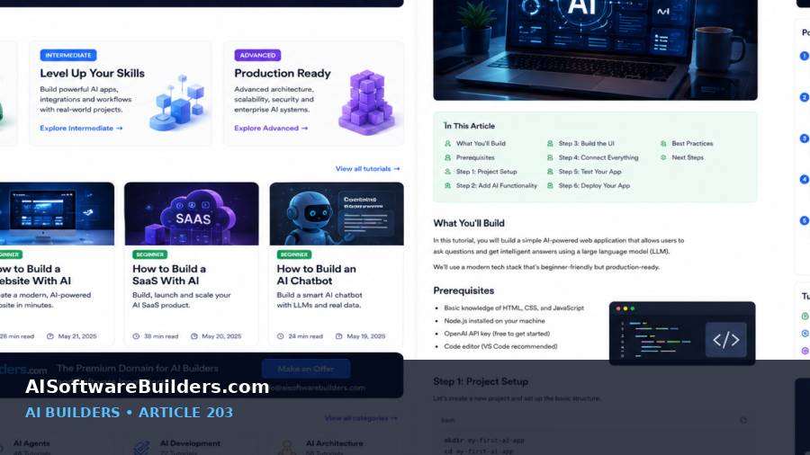 AI tutorial illustration