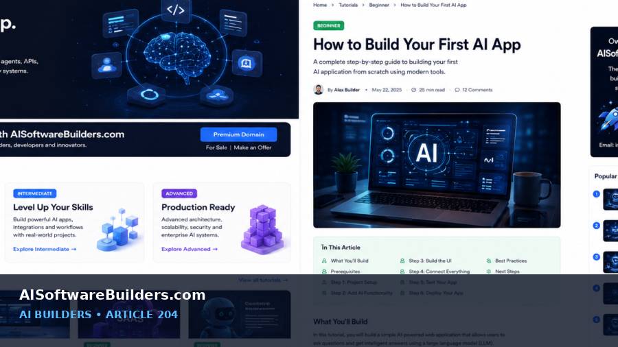 AI tutorial illustration