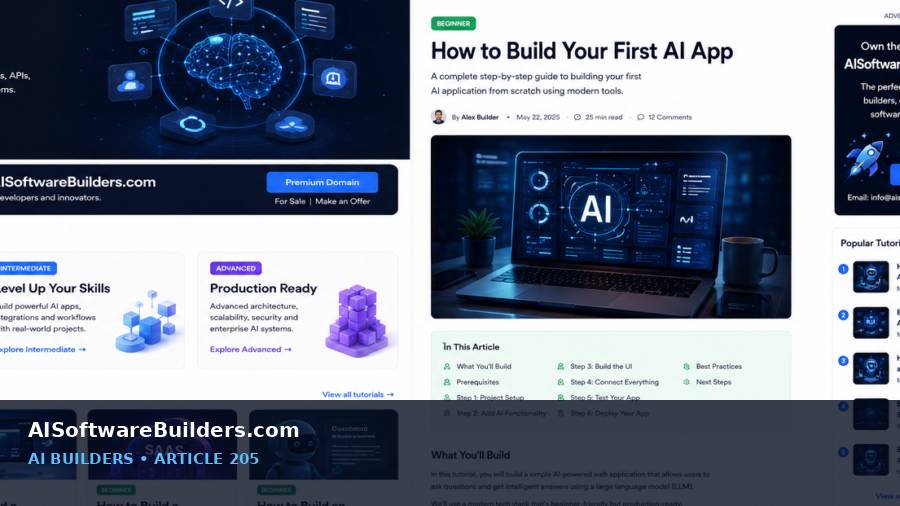 AI tutorial illustration