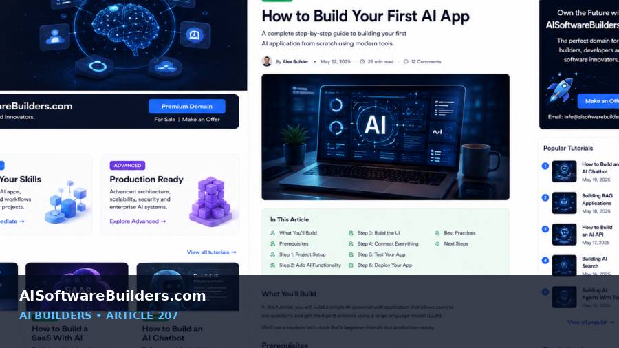 AI tutorial illustration