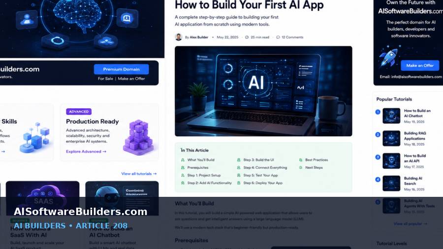 AI tutorial illustration
