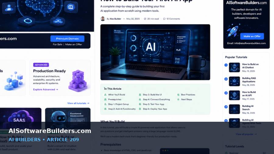 AI tutorial illustration