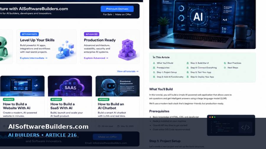 AI tutorial illustration