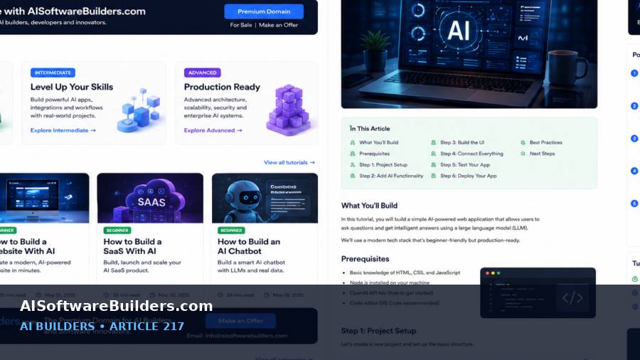 AI tutorial illustration