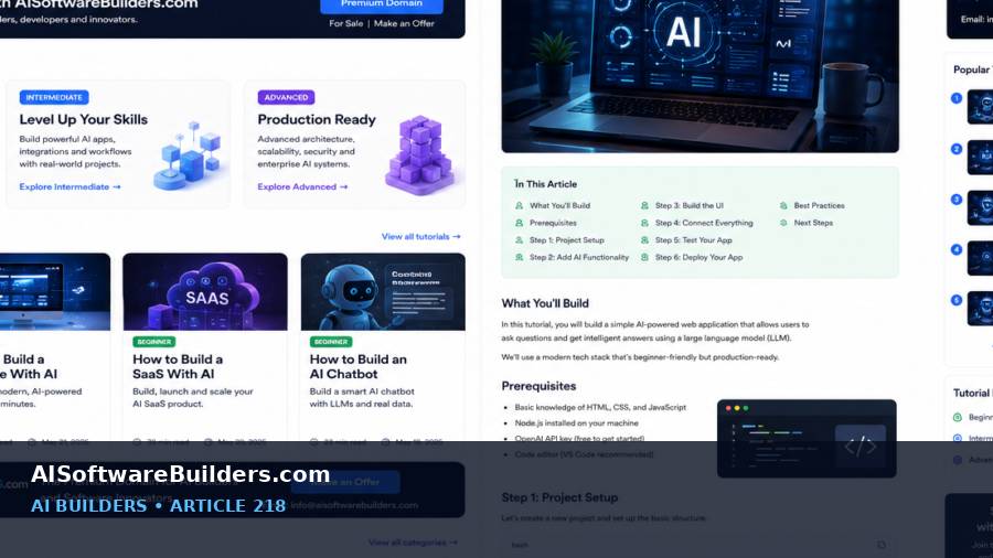 AI tutorial illustration