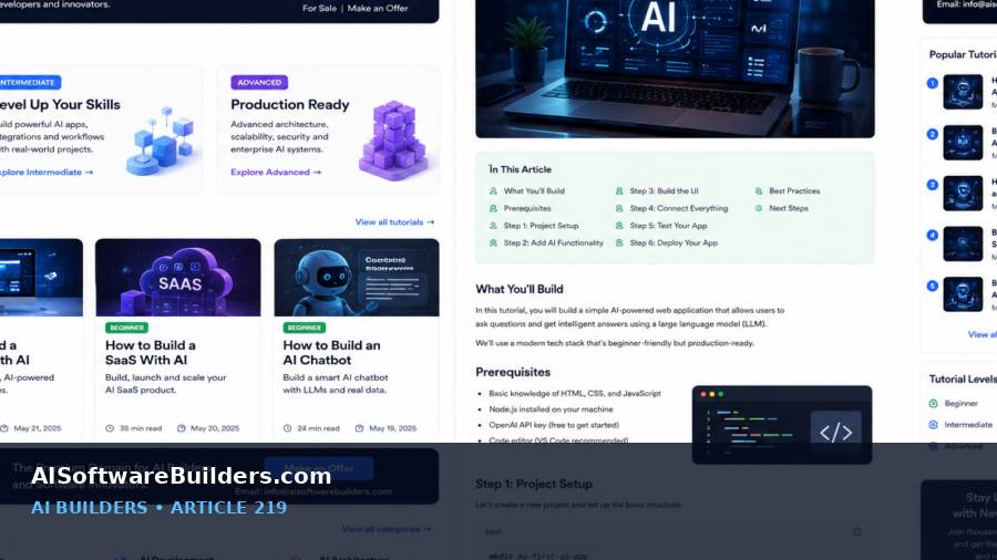 AI tutorial illustration