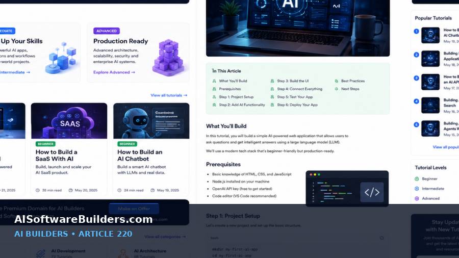 AI tutorial illustration