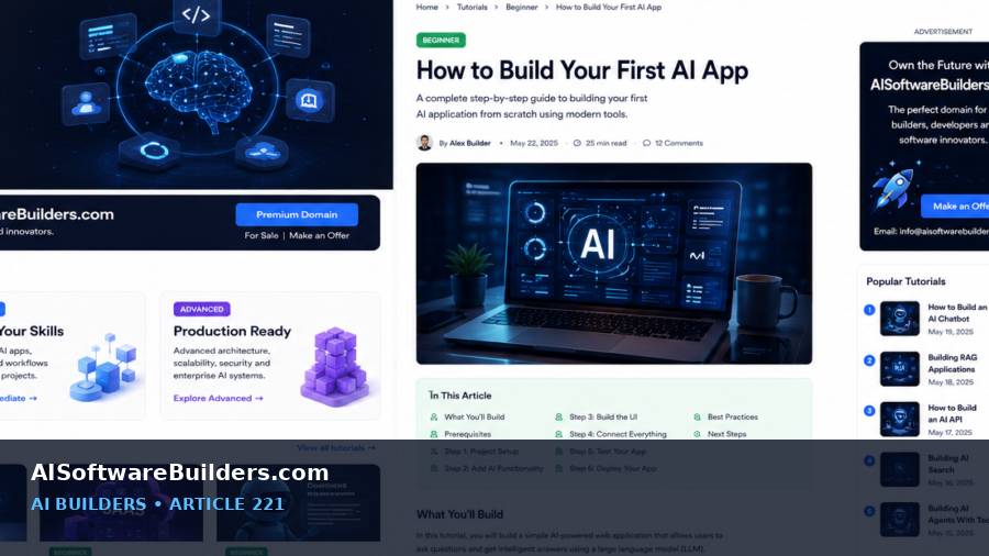 AI tutorial illustration