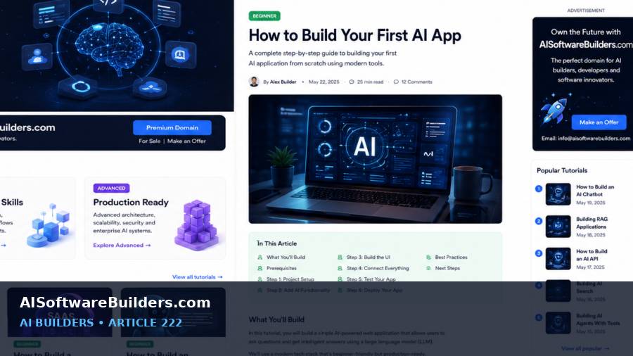 AI tutorial illustration