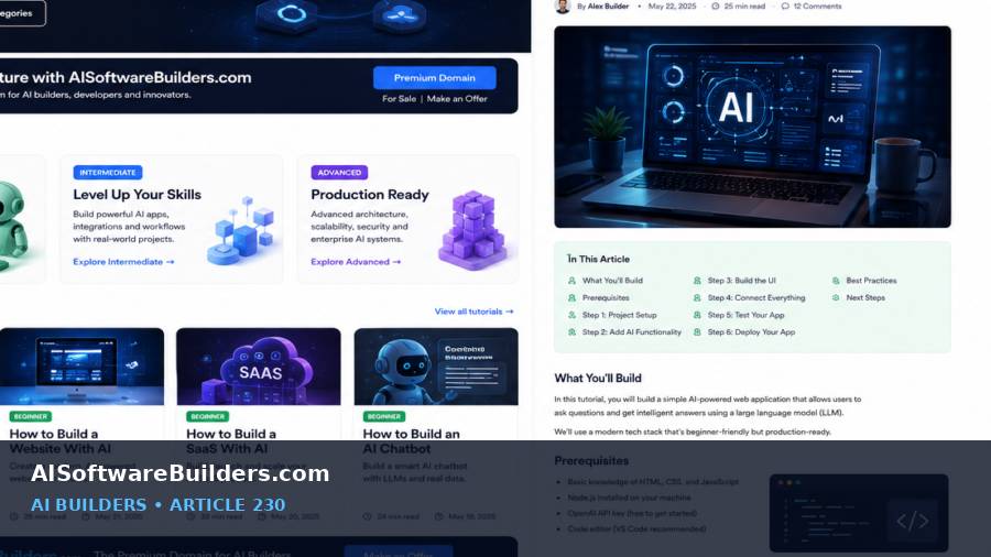 AI tutorial illustration