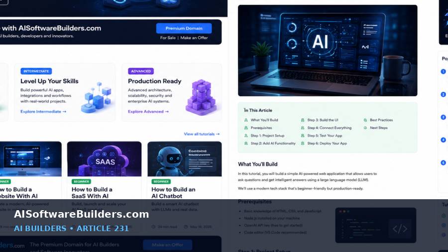 AI tutorial illustration
