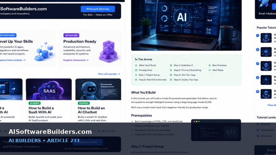 AI tutorial illustration