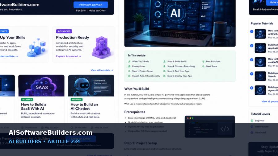 AI tutorial illustration