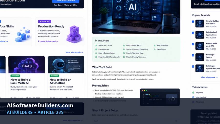 AI tutorial illustration