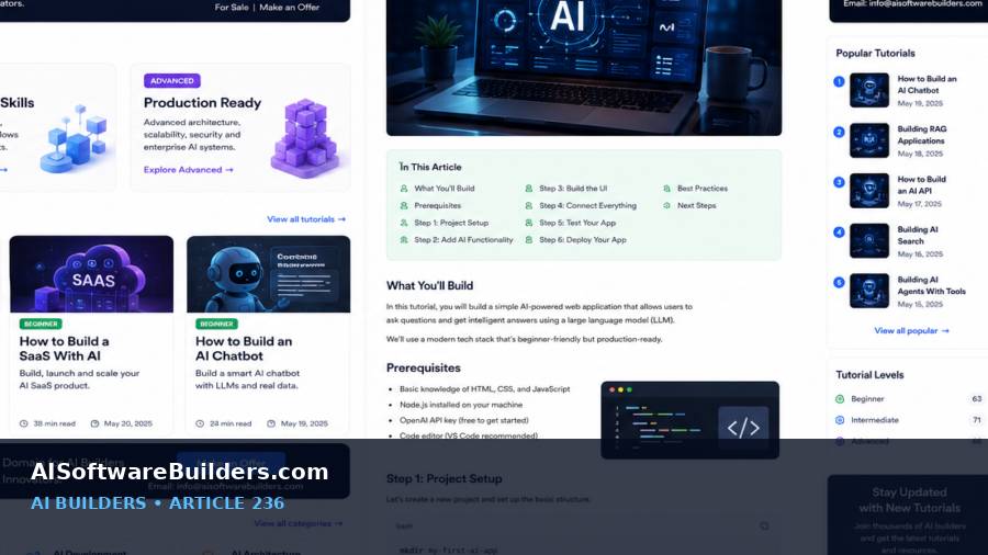 AI tutorial illustration